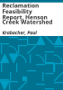 Reclamation_feasibility_report__Henson_Creek_watershed