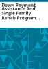 Down_payment_assistance_and_Single_Family_Rehab_Program_income_guidelines