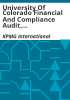 University_of_Colorado_financial_and_compliance_audit__year_ended_June_30__2009
