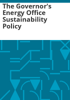 The_Governor_s_Energy_Office_sustainability_policy