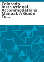 Colorado_instructional_accommodations_manual