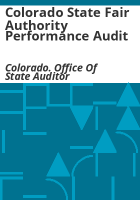 Colorado_State_Fair_Authority_performance_audit