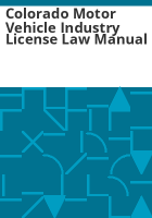 Colorado_motor_vehicle_industry_license_law_manual