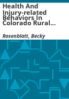 Health_and_injury-related_behaviors_in_Colorado_rural_resort_counties