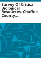 Survey_of_critical_biological_resources__Chaffee_County__Colorado