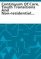 Continuum_of_care__youth_transitions_and_non-residential_services_annual_report