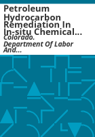Petroleum_hydrocarbon_remediation_in_in-situ_chemical_oxidation_at_Colorado_sites