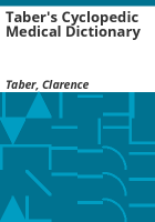 Taber_s_Cyclopedic_Medical_Dictionary