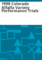 1998_Colorado_alfalfa_variety_performance_trials
