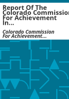 Report_of_the_Colorado_Commission_for_Achievement_in_Education