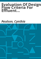 Evaluation_of_design_flow_criteria_for_effluent_discharge_permits_in_Colorado