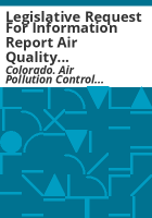 Legislative_request_for_information_report_Air_Quality_Control_Division_2011-2012