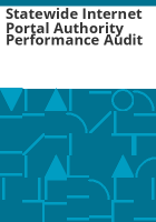 Statewide_Internet_Portal_Authority_performance_audit