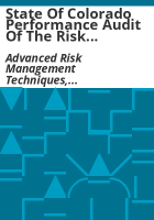 State_of_Colorado_performance_audit_of_the_Risk_Management_Program