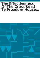 The_effectiveness_of_the_Cross_Road_to_Freedom_House_therapeutic_community