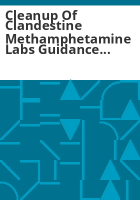 Cleanup_of_clandestine_methamphetamine_labs_guidance_document
