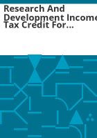 Research_and_development_income_tax_credit_for_enterprise_zones