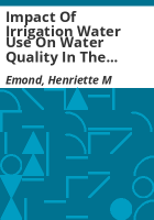 Impact_of_irrigation_water_use_on_water_quality_in_the_Central_Colorado_Water_Conservancy_District