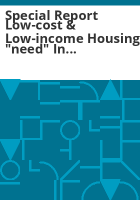 Special_report_low-cost___low-income_housing__need__in_Colorado_and_Denver_SMSA