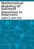 Mathematical_modeling_of_sediment_deposition_in_reservoirs