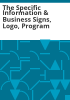 The_specific_information___business_signs__Logo__Program