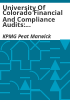 University_of_Colorado_financial_and_compliance_audits