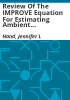 Review_of_the_IMPROVE_equation_for_estimating_ambient_light_extinction_coefficients
