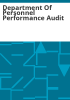 Department_of_Personnel_performance_audit