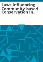 Laws_influencing_community-based_conservation_in_Colorado_and_the_American_West