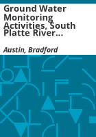 Ground_water_monitoring_activities__South_Platte_River_alluvial_aquifer__1992-1993