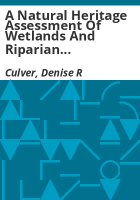 A_natural_heritage_assessment_of_wetlands_and_riparian_areas_in_Summit_County__Colorado