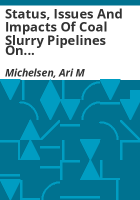 Status__issues_and_impacts_of_coal_slurry_pipelines_on_agriculture_and_water