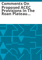 Comments_on_proposed_ACEC_provisions_in_the_Roan_Plateau_Resource_Management_Plan_Amendment