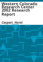 Western_Colorado_Research_Center_2002_research_report