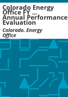 Colorado_Energy_Office_FY_____annual_performance_evaluation